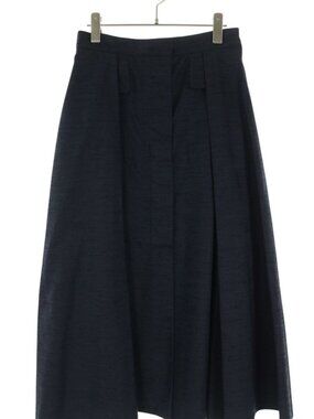 Dior Cotton Long Chien Tan Skirt 38